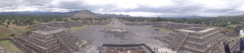 überragender Ausblick über Teotihuacan  